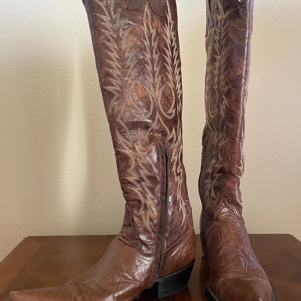 Old Gringo brown cowgirl boots